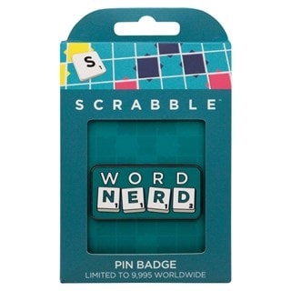 Scrabble Word Nerd Limited Edition Pin Badge