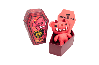 Beezlebear In Coffin Deddy Bear Small Plush Box