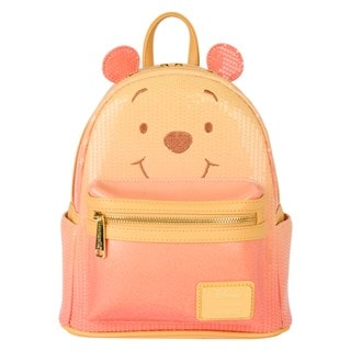 Winnie The Pooh Sequin Glitter Loungefly Mini Backpack