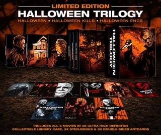 Halloween/Halloween Kills/Halloween Ends Limited Edition Steelbook Library Case