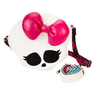 Skullette Monster High Loungefly Crossbody Bag With Coin Bag