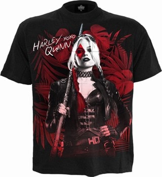 Suicide Squad 2021: xoxo: Harley Quinn: Black Tee