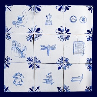 Dragonfly - Tile Blue Vinyl