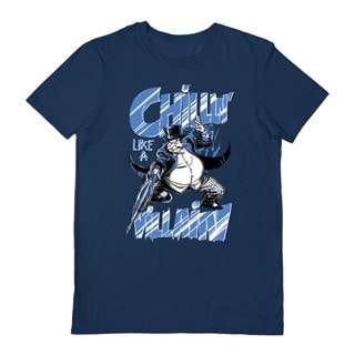 Penguin Chillin Batman Navy Blue Tee