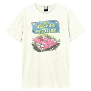 Bruce Springsteen Pink Cadillac Vintage White Tee