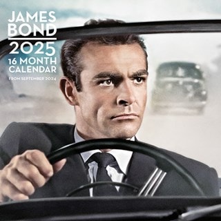 James Bond 2025 Square Calendar
