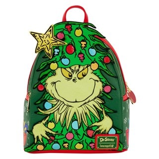 Dr Seuss Grinch Holiday Loungefly Mini Backpack