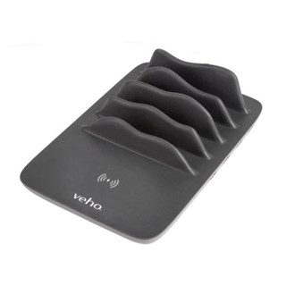 Veho TA-7 Multi Port Charger with Qi Wireless Charging Pad