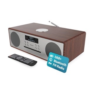 Majority Oakington Walnut Bluetooth HiFi System