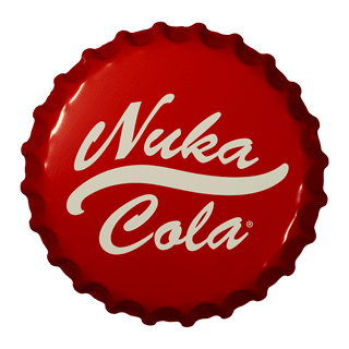 Nuka-Cola Bottle Cap Fallout Tin Sign