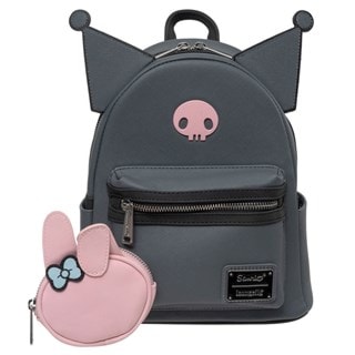 Kuromi & My Melody Best Friends Forever Sanrio hmv Exclusive Loungefly Mini Backpack With Coin Purse