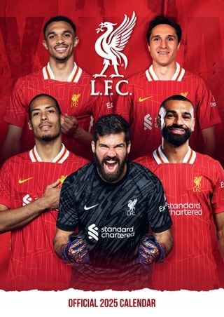 Liverpool FC 2025 A3 Calendar