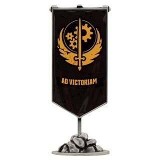Brotherhood Of Steel Fallout Desktop Metal Banner