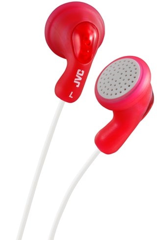 JVC Gumy Red Earphones