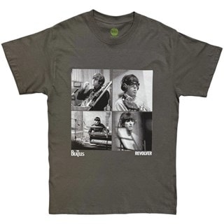The Beatles Revolver Studio Shots Charcoal Tee