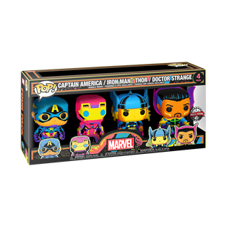 Blacklight: Marvel 4 Pack: (hmv Exclusive) Pop Vinyl