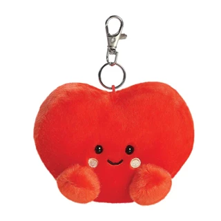 Amore Heart Palm Pals Clip-On Plush