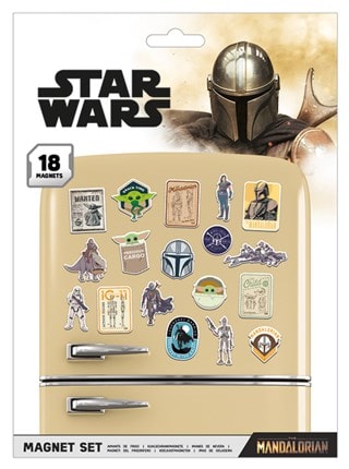 The Mandalorian Bounty Hunter Magnet Set