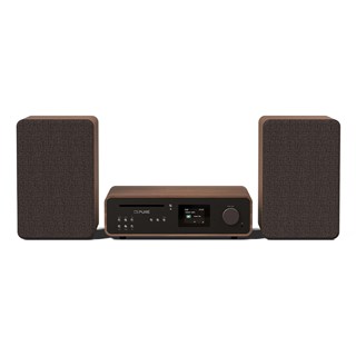 Pure Classic Stereo Coffee Black/Walnut Bluetooth HiFi System