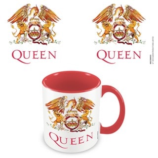 Queen Crest Logo Coloured Inner Mug