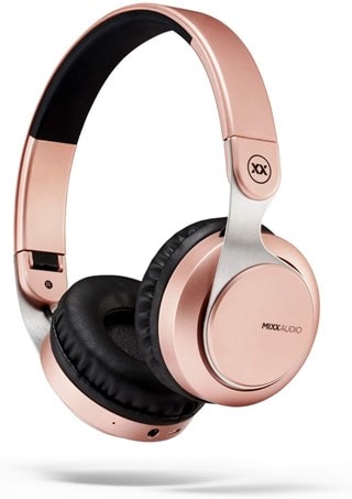 Mixx Audio JX1 Rose Gold On Ear Bluetooth Headphones