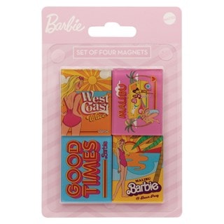 Barbie Set Of 4 Magnets
