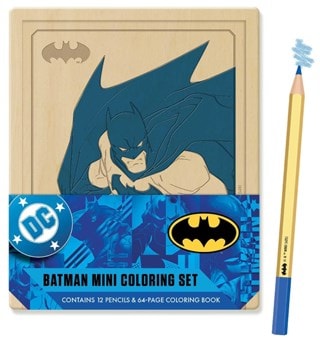 Batman Official Mini Colouring Book And Pencils Set