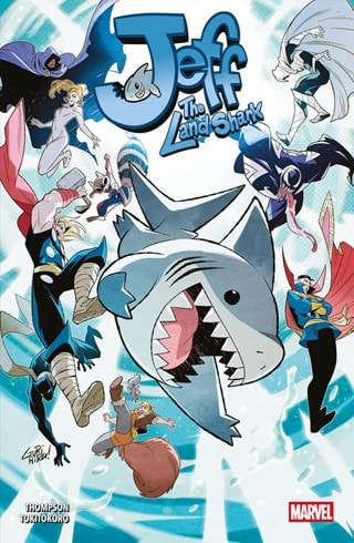 Jeff The Land Shark Paperback Marvel Comics Graphic Novel