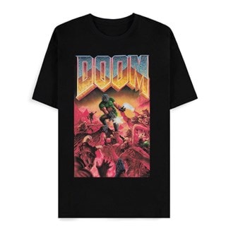 DOOM Classic Boxart Black Tee