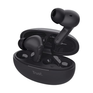 Trust Yavi Black Noise Cancelling True Wireless In-Ear Bluetooth Earphones
