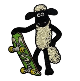 Shaun With Skateboard Shaun The Sheep Sew On Patch