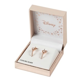 Mickey & Minnie (Rose Gold) Disney Hoop Earrings