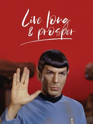 Live Long And Prosper Star Trek Canvas Print 60 x 80cm