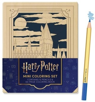 Harry Potter Official Mini Hogwarts Colouring Book And Pencils Set