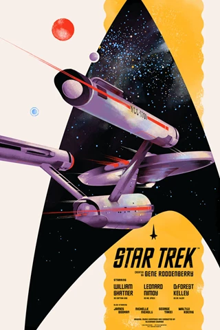 Star Trek Original Series Lyndon Willoughby Art Print 61cm x 91cm Poster