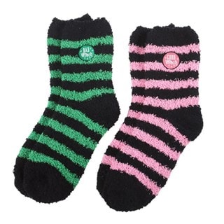 Good Witch And Bad Witch Fluffy Socks Set