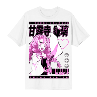 Demon Slayer Mitsuri White Tee