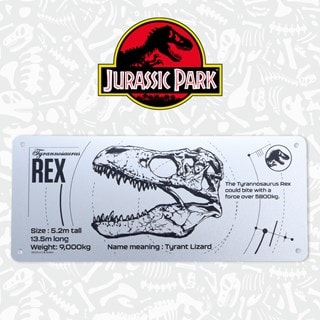 Jurassic Park Schematic Collectible Plate