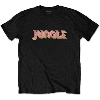 Jungle Colour Logo Black Tee