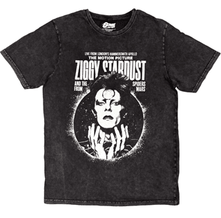 David Bowie Ziggy Stardust Motion Picture Stone Wash Tee