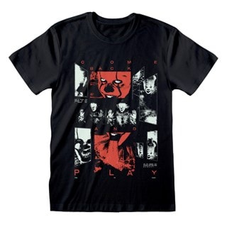 Come Back And Play IT Black Tee