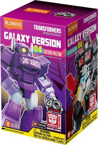 Fractured Space-Time Galaxy Version 04 Transformers Blokees Figure Single Box Assortment