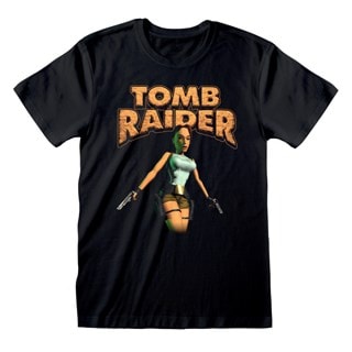 Lara Croft Classic Tomb Raider 1 Black Tee