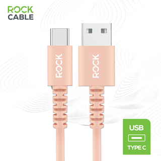 Rock Champagne Gold USB-C Cable 3M