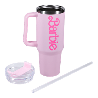 Barbie Travel Cup With Straw