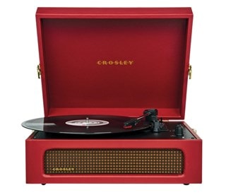 Crosley Voyager Burgundy Red Bluetooth Turntable