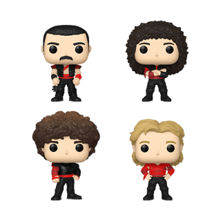 Radio Ga Ga Queen Funko Pop Vinyl 4 Pack