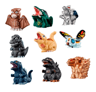 Godzilla Soft Vinyl Figure Shokugan Blind Box