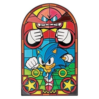 Sonic The Hedgehog Stained Glass Window Ingot