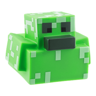 Creeper Bath Duck Minecraft Figurine